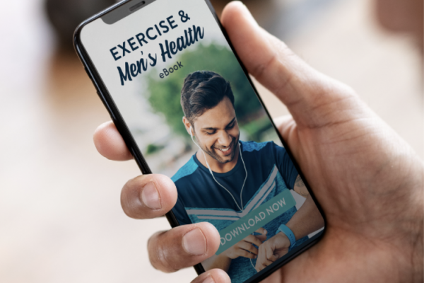 phone screen displaying Men's Health eBook cover
